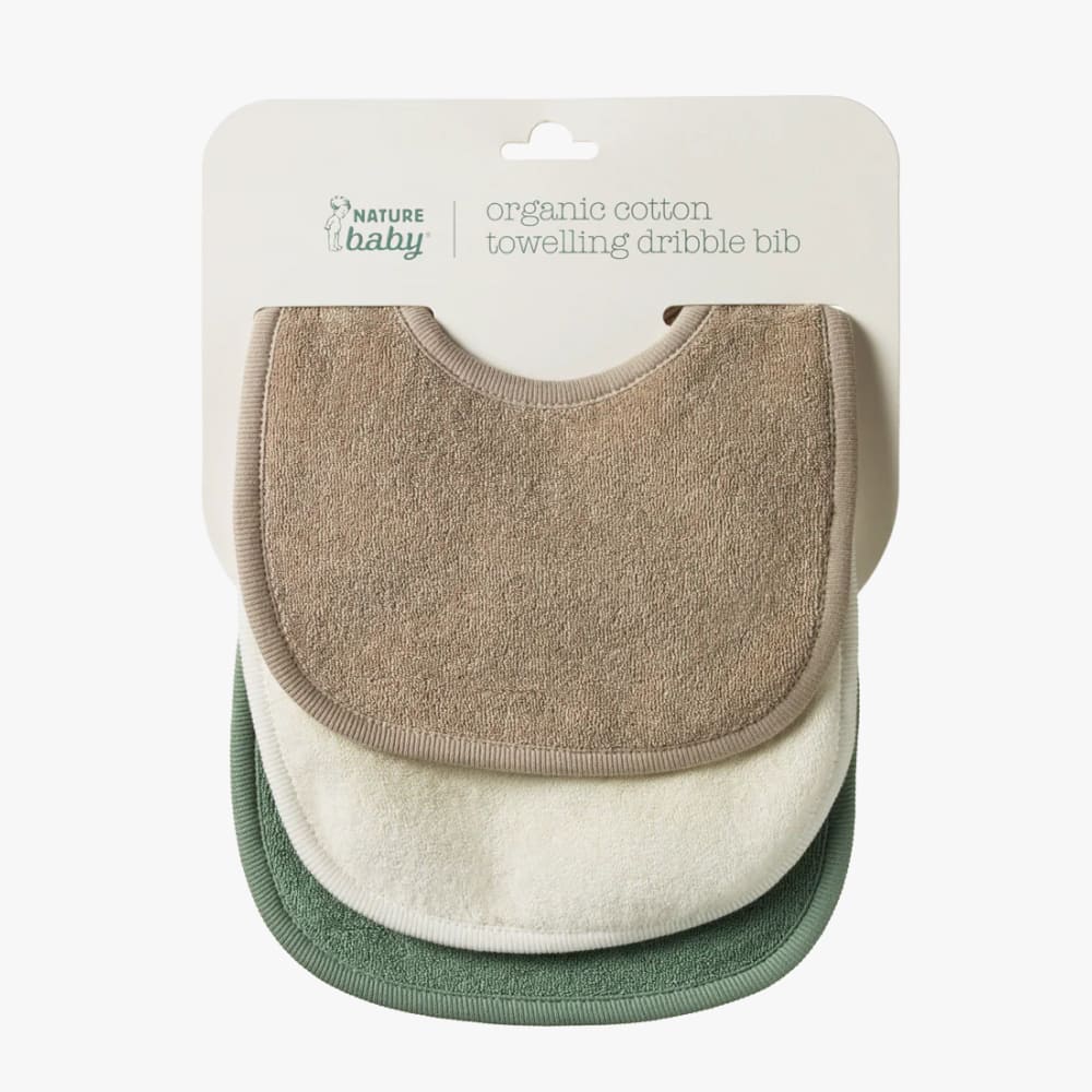 Soft Cotton Dribble Bibs 3 Pack – Gentle Protection for Little Messes