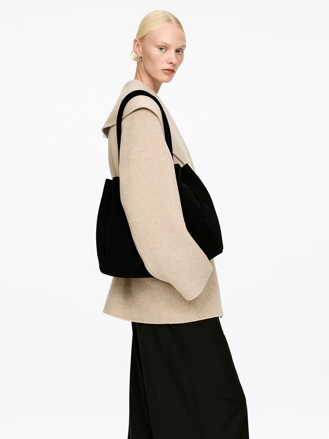 Suede Tote Bag