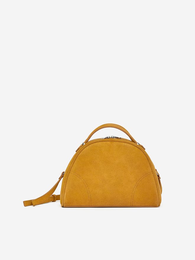 Soft Velvet Leather Crossbody Bag