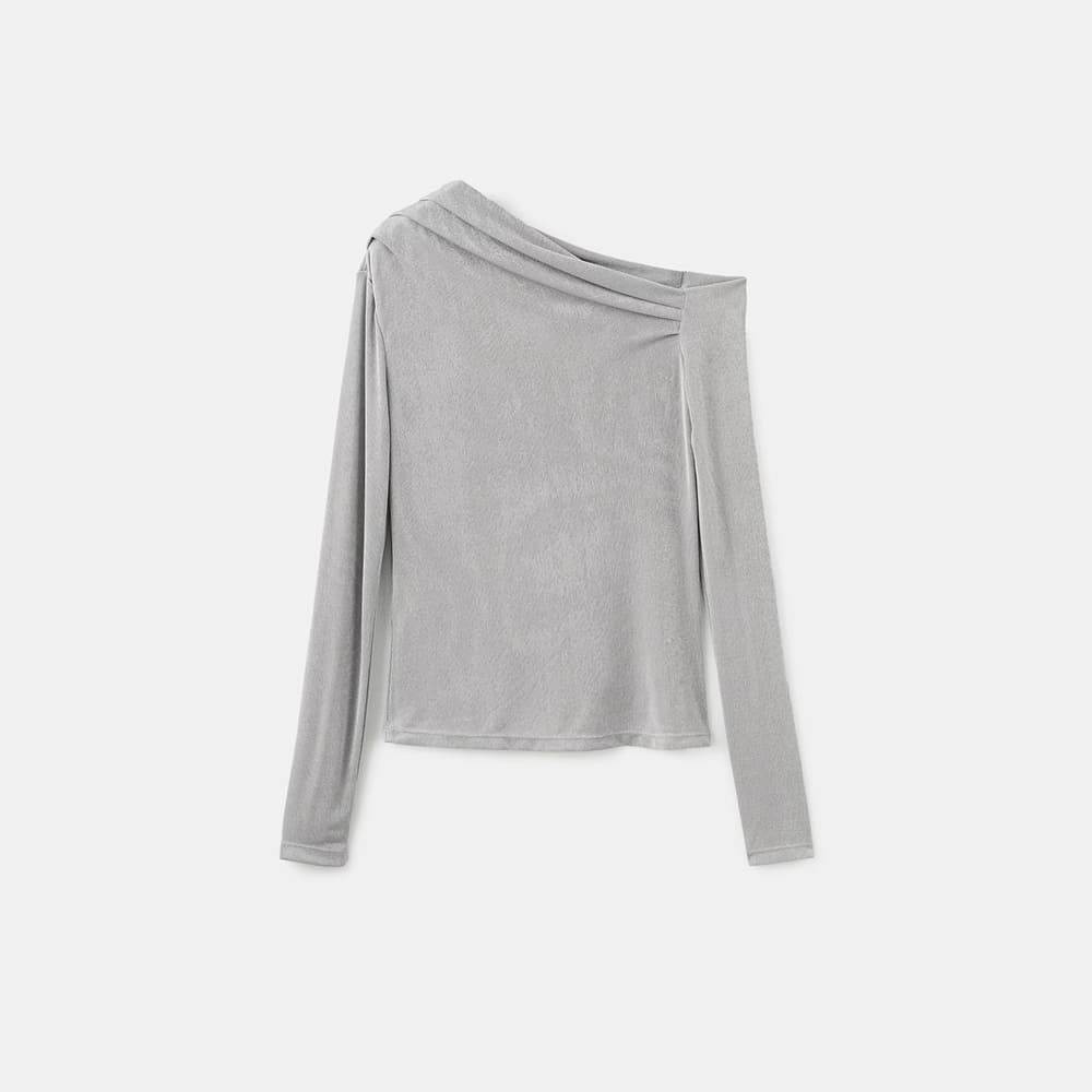 Asymmetrical Long-Sleeved T-Shirt