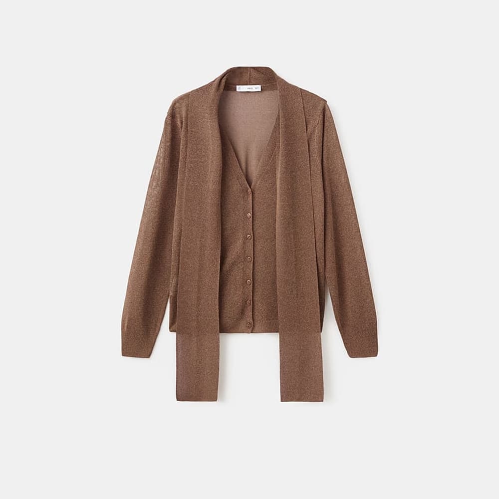 High neck midi wool coat